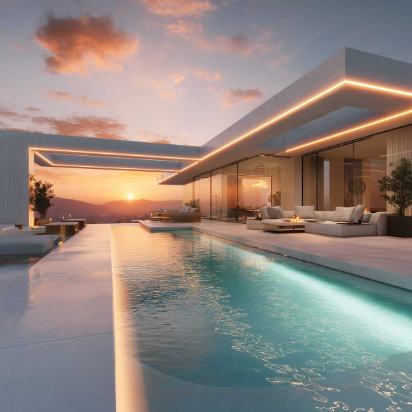 Лента светодиодная 5м 480Led 14W IP68 3300K теплый белый Elektrostandard a070530