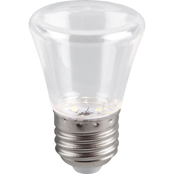 Лампа светодиодная Feron E27 1W 2700K Грибок Прозрачная LB-372 25909