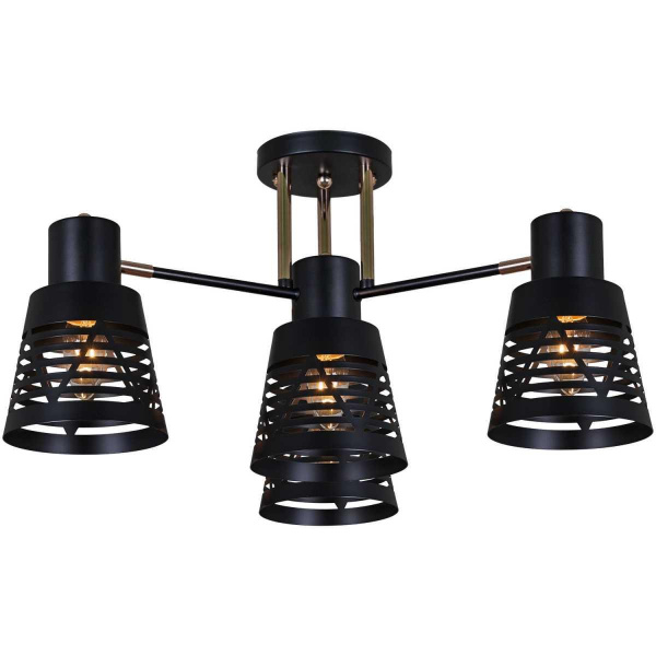 Люстра Reluce 06074-3.3-04 BK+FG