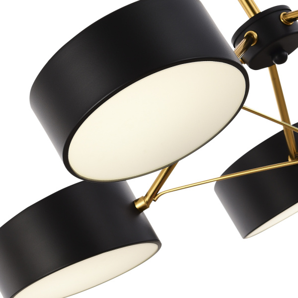 SLE6005-402-03 Светильник потолочный Черный/Черный LED 3*10W