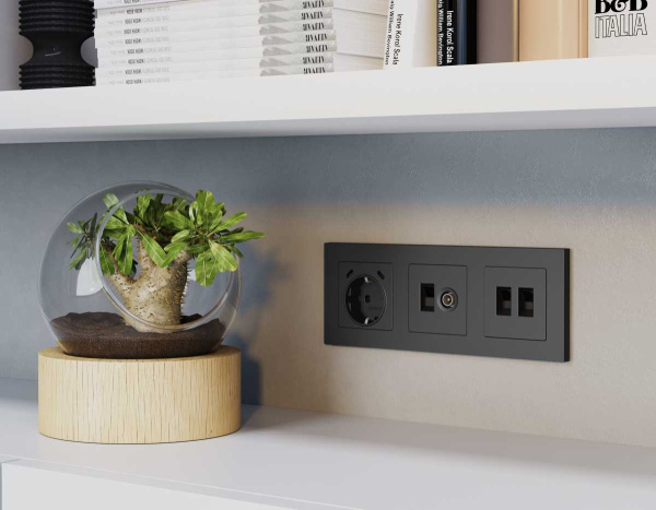 Лицевая панель AMBRELLA VOLT ALFA AP9125