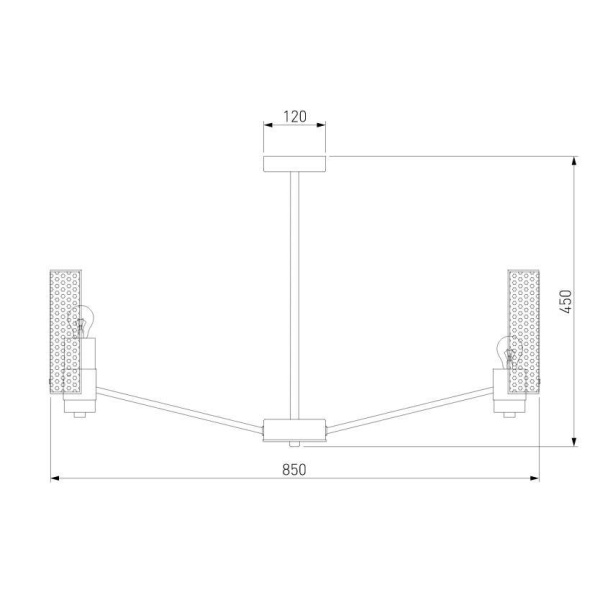 Потолочная люстра Eurosvet Grino 70139/8 латунь