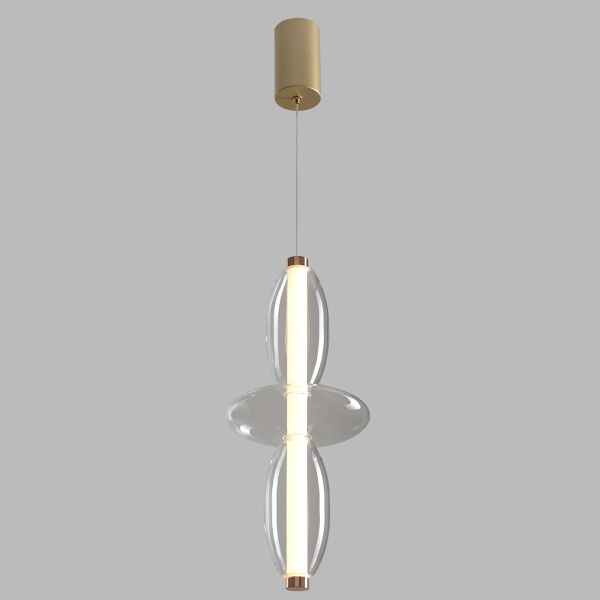 Подвесной светодиодный светильник Crystal Lux Quasar SP14W Led Transparent