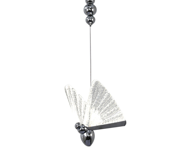 08444-1A,02 Подвес Баттерфляй хром w17*13 h200 (высота корпуса светильника h20) Led 6W (4000K)