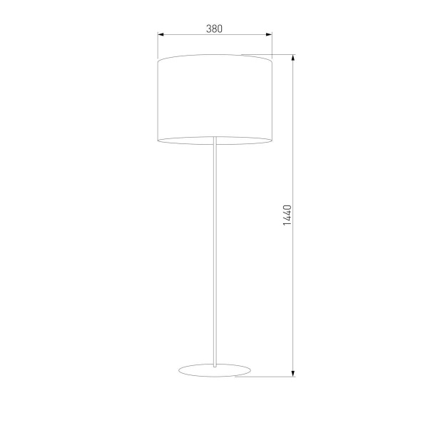 Торшер TK Lighting 5279 Tercino Blue