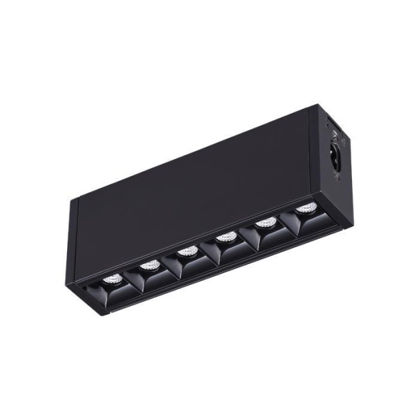 358096 NT19 000 черный Светильник Троффер IP20 LED 4000K 6W 24V RATIO