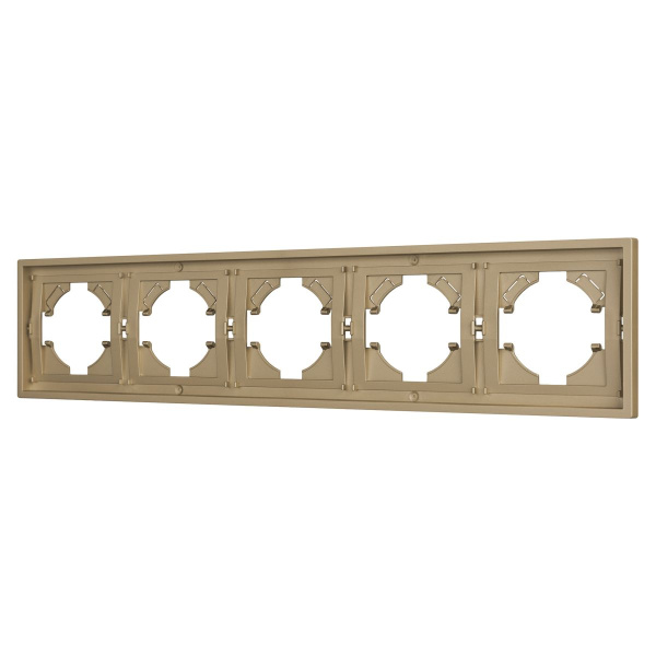 Рамка пластиковая FRM-TENDO-SFPL-5-GD Arlight 054658