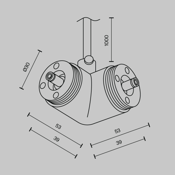Аксессуар Maytoni Technical CA014LC-P-B