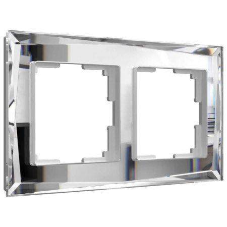 Рамка на 2 поста Werkel Diamant зеркальный W0021220 4690389158827