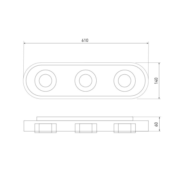 Светодиодный спот Eurosvet Slam 20123/3 LED белый