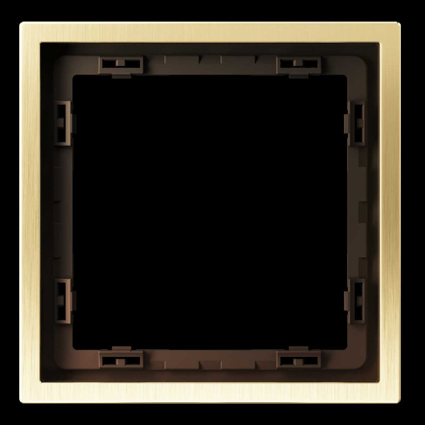 Рамка металлическая на 1 пост, S70 Metal (латунь) Voltum VLSM120109