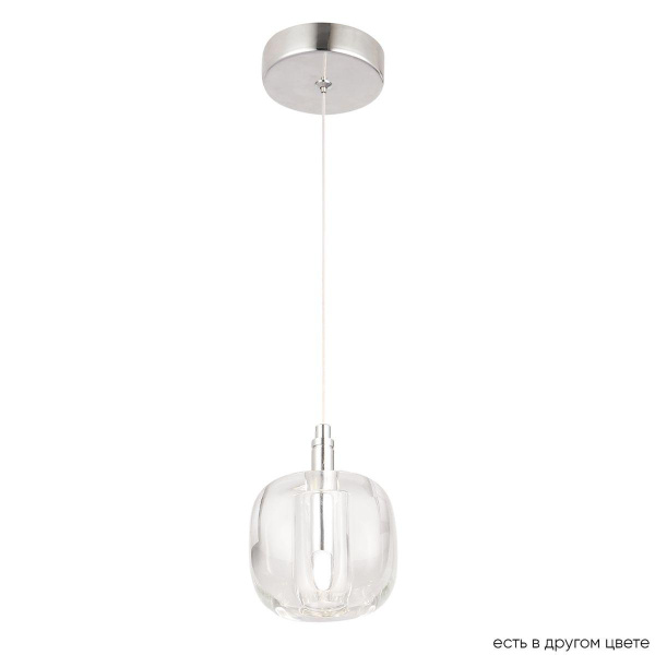 Подвесной светильник Crystal Lux Box SP1 Chrome/Transparent