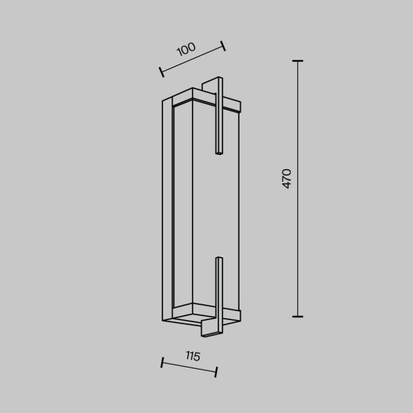 Настенный светодиодный светильник Modelux Modestyle MS.107.470