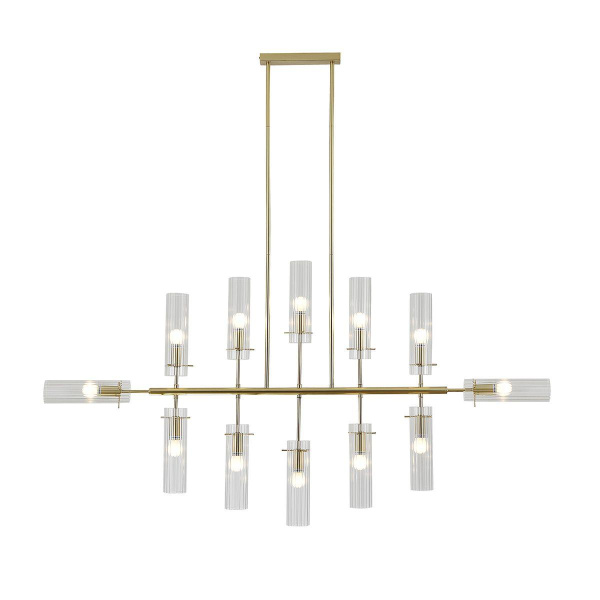 Подвесная люстра Indigo Saetta 11053/12R Gold V000565