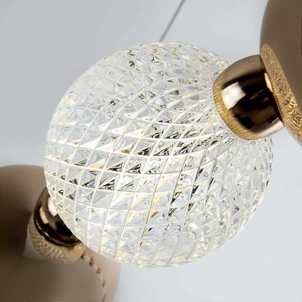 Подвесная светодиодная люстра Modelux Modestyle MS.8012.800 GD