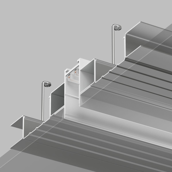 Шинопровод встраиваемый однофазный Denkirs Smart Hide TR2013-WH