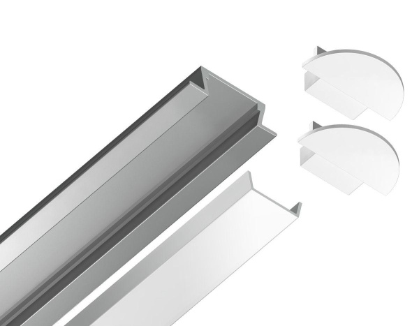 Встраиваемый профиль с рассеивателем Ambrella Illumination GP1001AL
