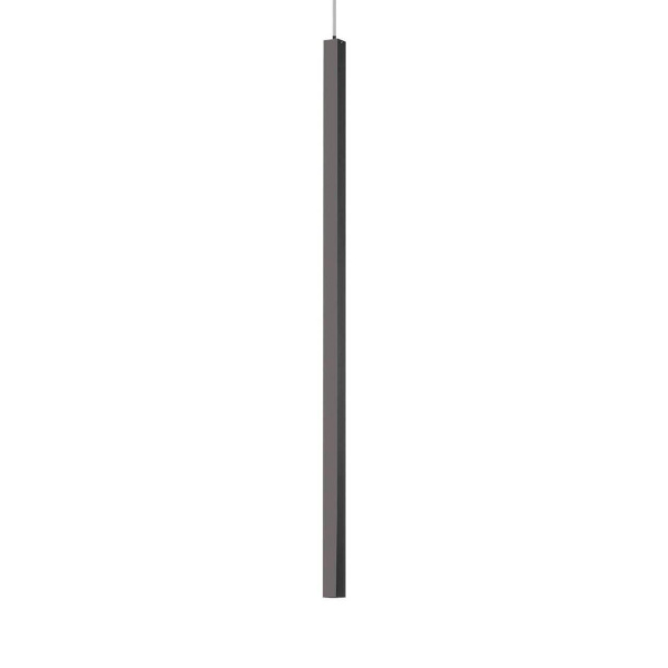Подвесной светодиодный светильник Ideal Lux Ultrathin D100 Square Nero 194196