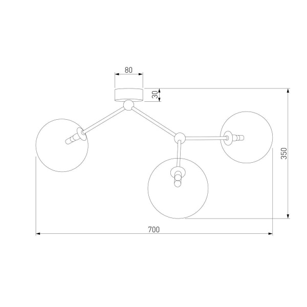 Потолочная люстра TK Lighting 10069 Fairy