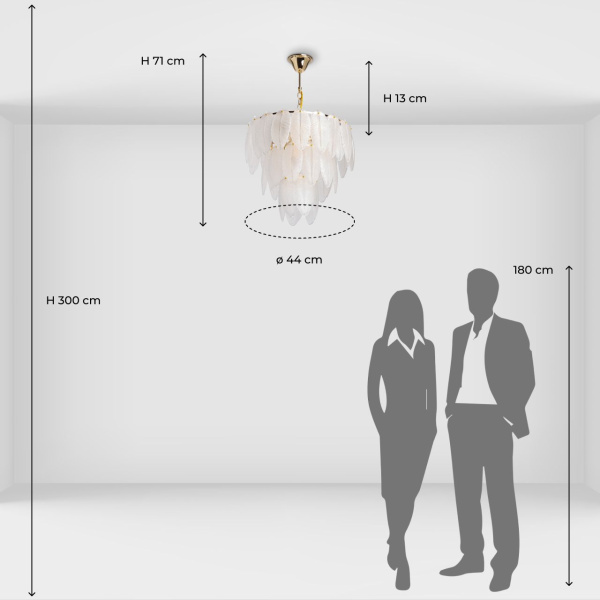 Подвесная люстра De City Бриз 111017009
