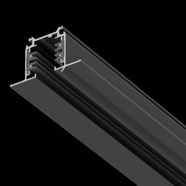Трек четырехконтактный 3-фазный встраиваемый со стыковочными пазами (круглые медные жилы) 2м Quattro Lightstar 503028-R