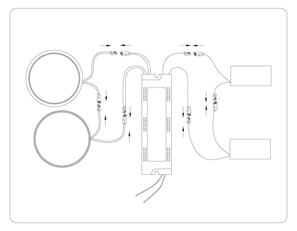 Потолочная светодиодная люстра Ambrella light Comfort LineTech FL51393