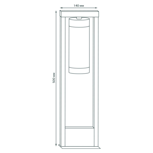Уличный светильник Gauss Aura GD019