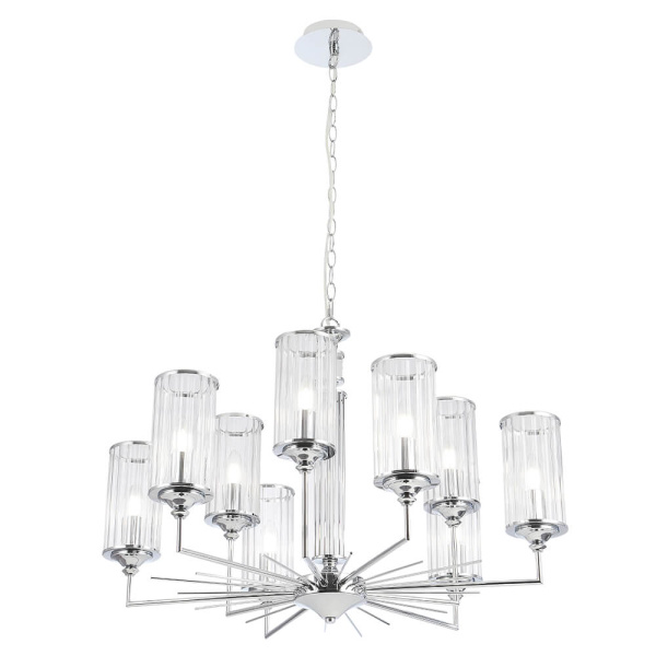 Подвесная люстра Crystal Lux Gloria SP9 Chrome