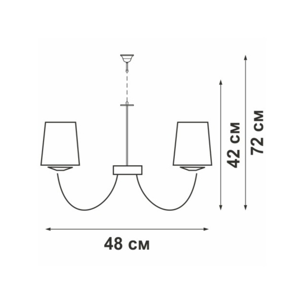 Подвесная люстра Vitaluce V3398-1/5