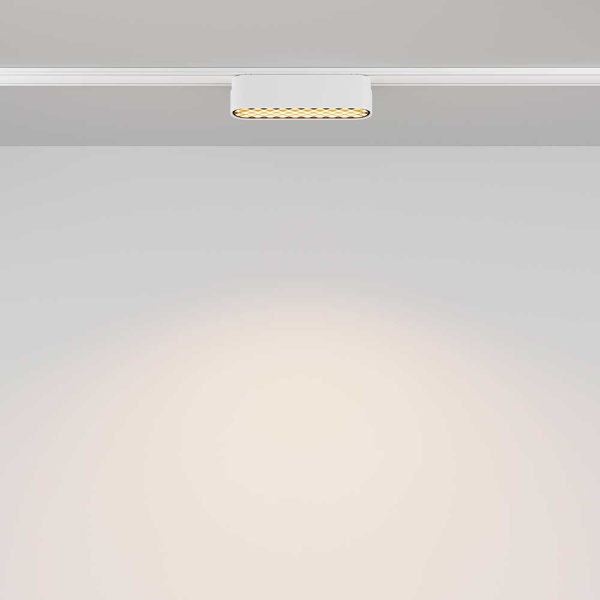 Трековый светодиодный светильник Maytoni Technical Radity Basis Grid TR084-1-6W3K-W