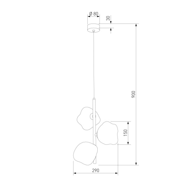 Подвесной светильник TK Lighting 11036 Lava Brown a071853