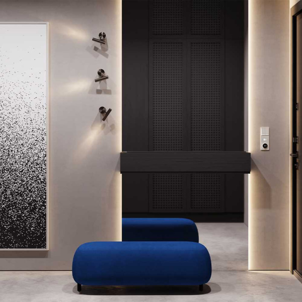 Накладка для светорегулятора поворотно-нажимного, S70 (хлопок) Voltum VLS002013