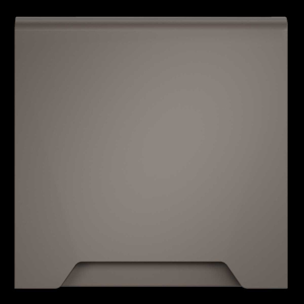 Накладка для розетки с заземлением, защитными шторками и крышкой, S70 (капучино) Voltum VLS000814