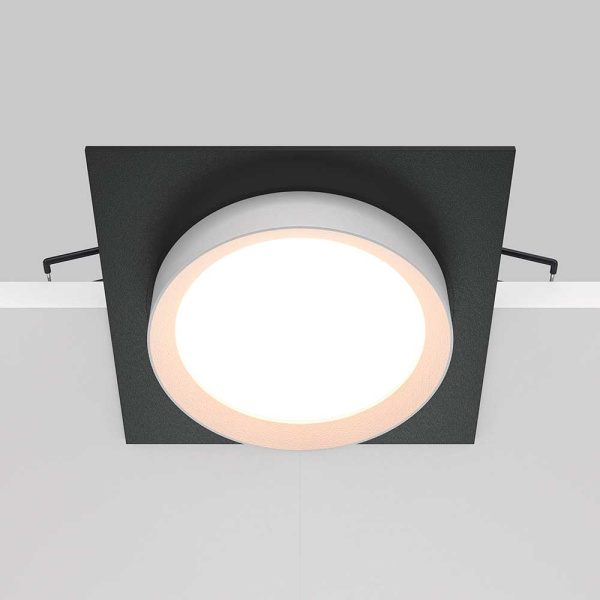 Встраиваемый светильник Maytoni Hoop DL086-GX53-SQ-BW