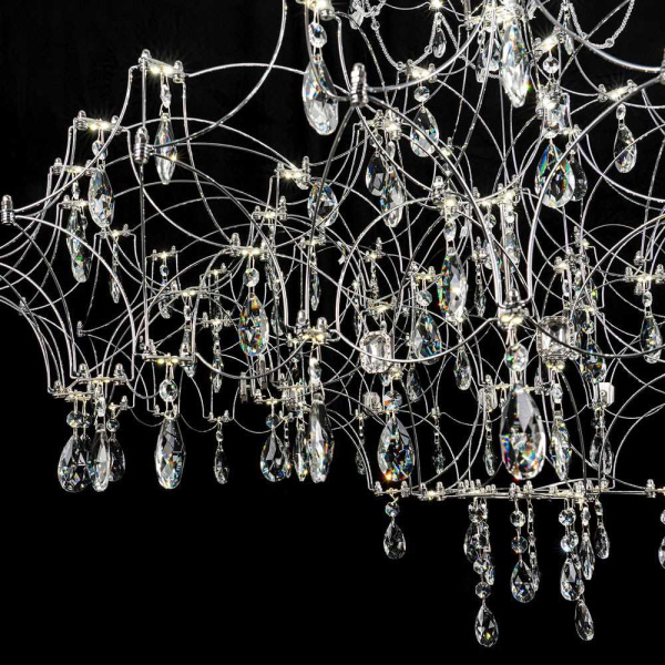 Подвесная светодиодная люстра Modelux Premium ML.7815.1050P CH