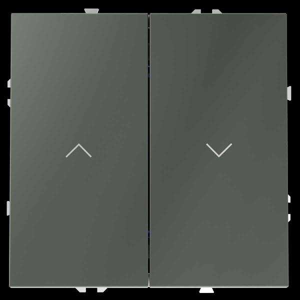 Выключатель встраиваемый S70 для жалюзи 10А, (титан) Voltum VLS020706