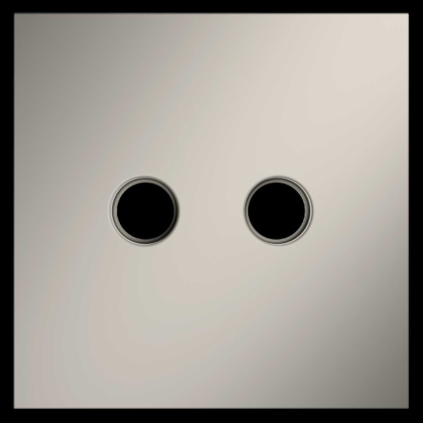 Накладка для розетки телевизионной оконечной TV+SAT S70 (кашемир) Voltum VLS001603