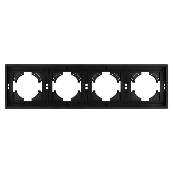 Рамка пластиковая FRM-TENDO-PL-4-BK Arlight 053848
