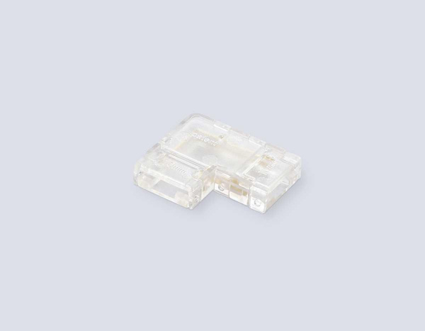 Соединитель угловой AMBRELLA LIGHT ILLUMINATION COB 12/24V для лент 10mm (2 конт.) (10шт. в комплекте) GS6861