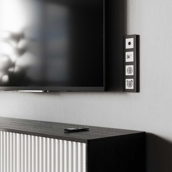 Розетка двойная Ethernet RJ-45 Werkel белый матовый W1181161 4690389192272