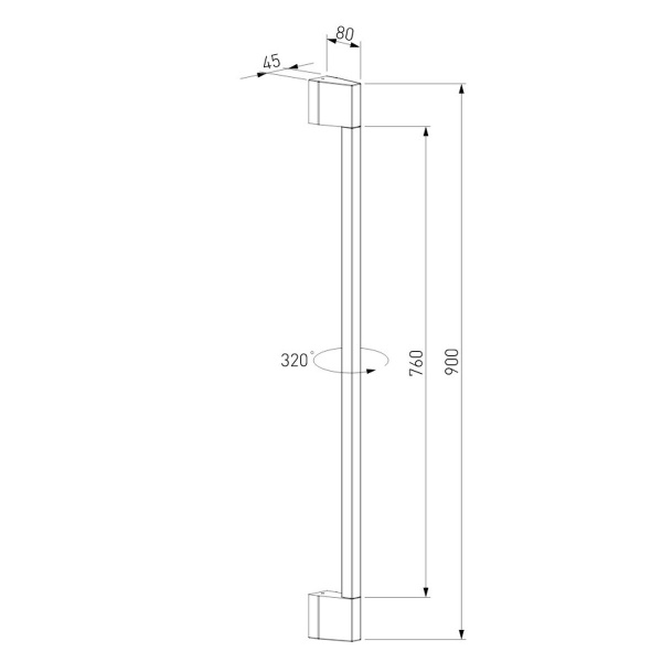 Уличный настенный светодиодный cветильник Elektrostandard Argos 35122/D черный a069746