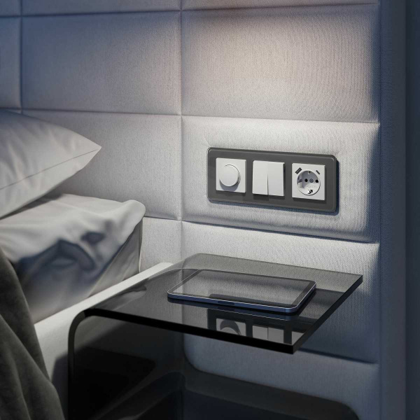 Розетка с быстрой зарядкой USB Type A+С белая W1171701 4690389176418