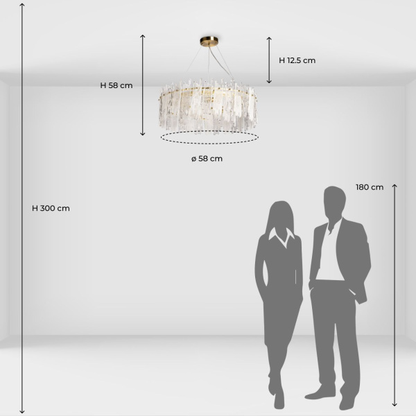 Подвесная люстра De City Арман 462010906