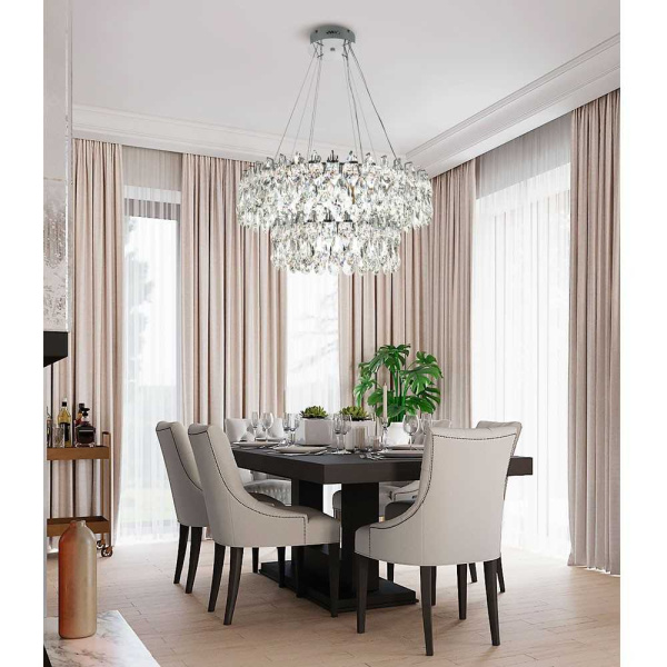 Подвесная светодиодная люстра Modelux Premium ML.6900.800P CR