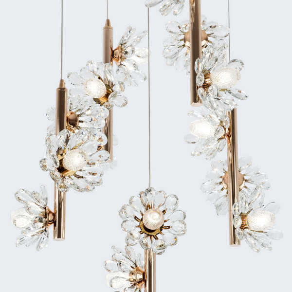 Подвесная люстра Modelux ML.1855.15 GD