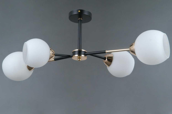 Люстра Illumico IL0715-4CSQ-24 BK GD LIBRA