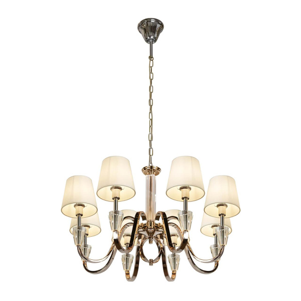 Подвесная люстра iLamp Alesti P2424-8 Nickel