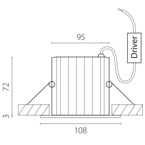Светильник светодиодный уличный Ciclone Lightstar 385136