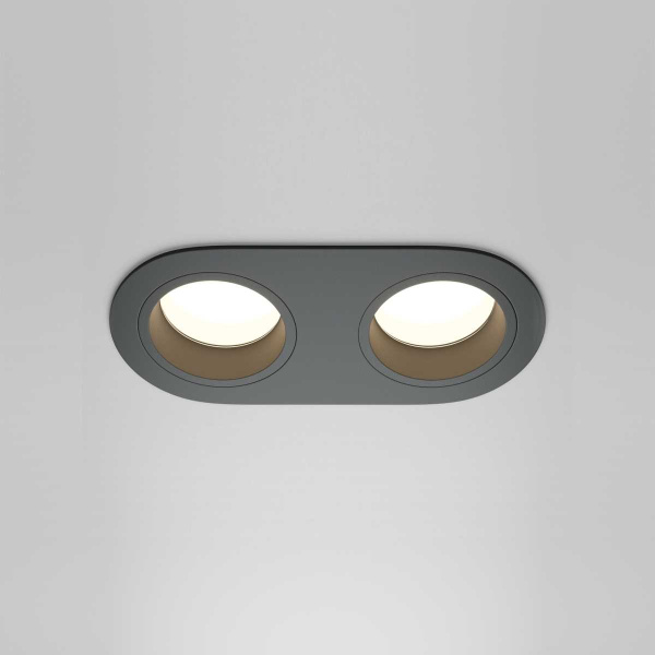 Встраиваемый светильник Maytoni Technical DL126-02-GU10-B