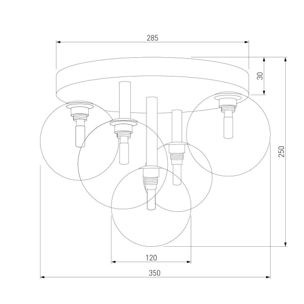 Потолочная люстра TK Lighting 758 Nilos